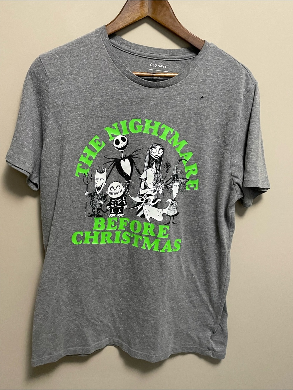 Disney The Nightmare Before Christmas Jack Skellington Old Navy Tee Large